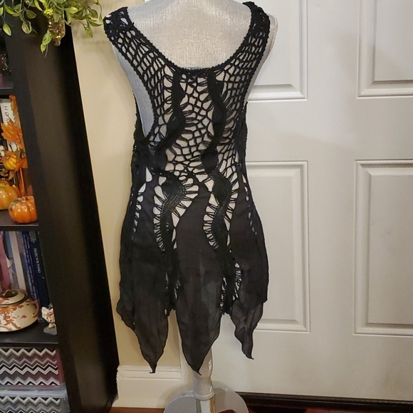 Spiaggia dolce S/M Black swimsuit Cover up - Picture 2 of 7